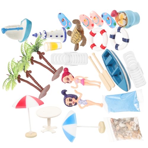 Toyvian 1Satz Mini Stranddekoration Mikrolandschaftszubehör für Puppenhaus Strandfiguren im Sommerstil Kreative Deko für DIY Projekte für Mini Landschaftsdesign Toyvian 1Satz Mini Stranddekoration Mikrolandschaftszubehör für Puppenhaus Strandfiguren im Sommerstil Kreative Deko für DIY Projekte für Mini Landschaftsdesign von Toyvian