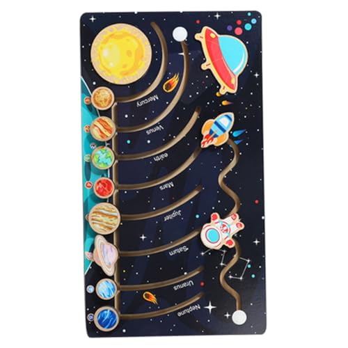 Toyvian 1Satz Montessori Holz Puzzle Sonnensystem Planeten Kognitionsspielzeug für Fördert Feinmotorik und Raumverständnis für Kleinkinder Jahren Toyvian 1Satz Montessori Holz Puzzle Sonnensystem Planeten Kognitionsspielzeug für Fördert Feinmotorik und Raumverständnis für Kleinkinder Jahren von Toyvian
