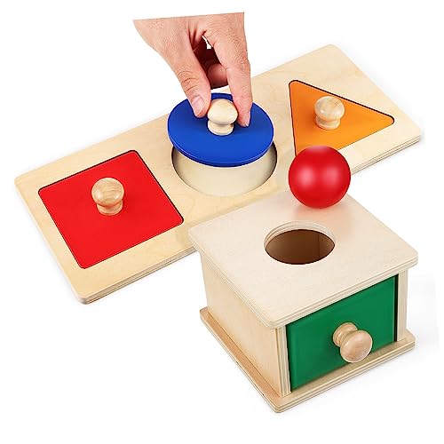 Toyvian 1Satz Montessori Spielzeugset für Holz Objekt Dauerhaftigkeitsbox Geometrisches Steckspiel Fördert Feinmotorik und Hand Augen Koordination Lernspielzeug Ab Jahr Toyvian 1Satz Montessori Spielzeugset für Holz Objekt Dauerhaftigkeitsbox Geometrisches Steckspiel Fördert Feinmotorik und Hand Augen Koordination Lernspielzeug Ab Jahr von Toyvian