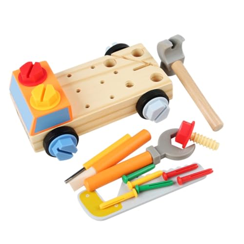 Toyvian 1Satz Montessori Werkzeugset für Holz Schraubendreher Pädagogisches Zerlegespielzeug Motorik und Problemlösungsfähigkeiten für Jungen und Ab Toyvian 1Satz Montessori Werkzeugset für Holz Schraubendreher Pädagogisches Zerlegespielzeug Motorik und Problemlösungsfähigkeiten für Jungen und Ab von Toyvian