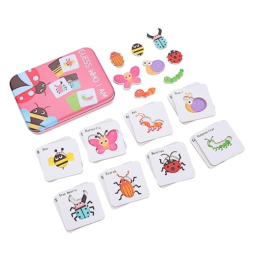 Toyvian 1Satz Pädagogisches Insekten Puzzle für Interaktive Lernspielzeuge Selbstentdeckung und Logischen für und Bildung von Toyvian
