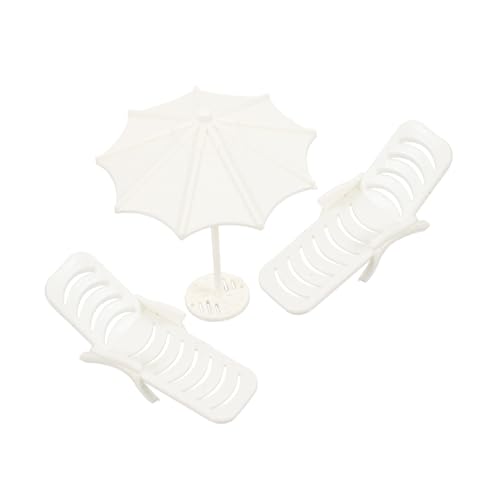 Toyvian 1Satz Puppenhaus Dekoration Faltbare Miniaturen für DIY Mikrolandschaften Realistische Strand Deko für Spielhäuser von Toyvian