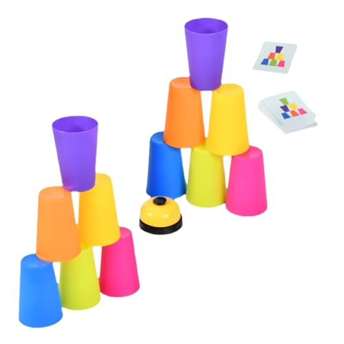 Toyvian 1Satz Stapelspielzeug Für Kunststofftassen Für Lernspiele Und Soziale Interaktion Fördert Kognitive Fähigkeiten Und Motorische Entwicklung Für Drinnen von Toyvian