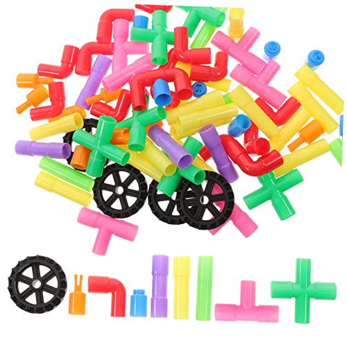 Toyvian 1Satz Teiliges Bausteinset Für Interaktive Baustellen Rohre Lernspielzeug Kreativität Und Motorik Für Jungen Und Jahren von Toyvian