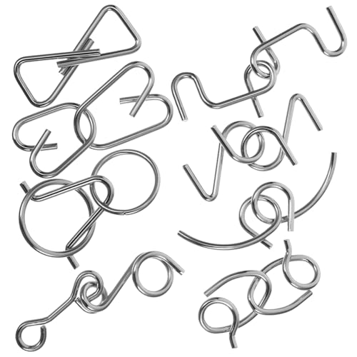 Toyvian 1Satz Teiliges Metallrätsel Interlock Puzzleschlösser Für Geduldspiele Konzentration Reisespiel von Toyvian