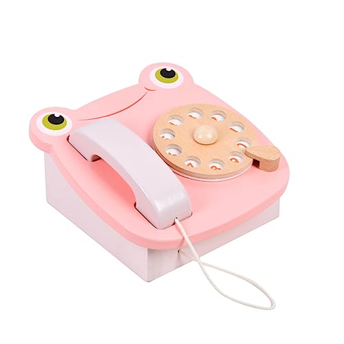 Toyvian 1Stk Frosch Telefon holzspielzeug kindertelefon Kreatives Rollenspiel Telefon für Telefon aus Holz simuliertes Telefonspielzeug hölzern Toyvian 1Stk Frosch Telefon holzspielzeug kindertelefon Kreatives Rollenspiel Telefon für Telefon aus Holz simuliertes Telefonspielzeug hölzern von Toyvian