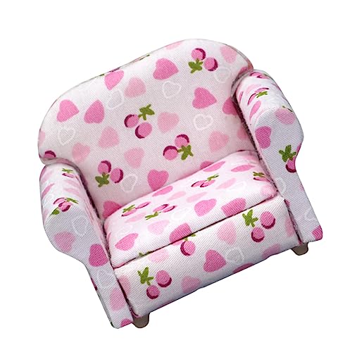 Toyvian 1Stk Mini- Miniatur- -Kit Möbel winziges Mini- Puppenhäuser Dollhouse Furniture puppenhauszubehör Miniatur-Sofa-Dekore Mini-Sofa-Handwerk Stoff Rosa Toyvian 1Stk Mini- Miniatur- -Kit Möbel winziges Mini- Puppenhäuser Dollhouse Furniture puppenhauszubehör Miniatur-Sofa-Dekore Mini-Sofa-Handwerk Stoff Rosa von Toyvian