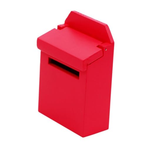 Toyvian Mini- -briefkasten Roter Holzbriefkasten Kleiner Briefkasten Zartes Miniatur- Für Puppenhaus Sammler-miniaturmöbel Toyvian Mini- -briefkasten Roter Holzbriefkasten Kleiner Briefkasten Zartes Miniatur- Für Puppenhaus Sammler-miniaturmöbel von Toyvian