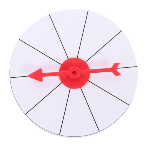 Toyvian 1Stk Rad für Preise Spinnen Spinnrad Spielzeugbar drehbares Rouletterad-Spiel Roue Fasching Spiele klobürste wandmontage hängendes Zugrad Lehraktivitäten Prop Schaum Weiß von Toyvian