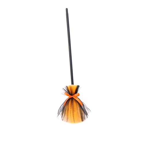 Toyvian 1Stück Halloween Hexenbesen Prop für Dekoratives Zubehör für Halloween Party Langlebiges und Attraktives Design für Unvergessliche Feiern von Toyvian