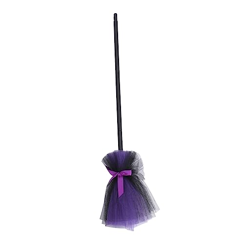 Toyvian 1Stück Halloween Hexenbesen aus Hochwertigem Material Kostümzubehör für Gruselige Partys Langlebig Vielseitig Einsetzbar für Dekoration und Halloween von Toyvian