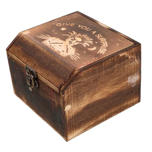 Toyvian 1Stück Halloween Streichbox aus Holz mit Gruseligem Sound und Licht Rote Haarhexe ohne Batterie für Halloween Spiele und Streiche Toyvian 1Stück Halloween Streichbox aus Holz mit Gruseligem Sound und Licht Rote Haarhexe ohne Batterie für Halloween Spiele und Streiche von Toyvian
