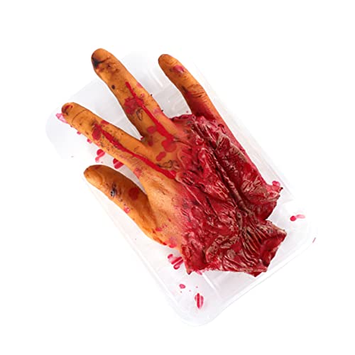 Toyvian 1Stück Künstliches Menschliches Organ Halloween Deko Abgetrennte Hand Gruselige Party Requisiten für Spukhaus und Halloween Veranstaltungen Toyvian 1Stück Künstliches Menschliches Organ Halloween Deko Abgetrennte Hand Gruselige Party Requisiten für Spukhaus und Halloween Veranstaltungen von Toyvian