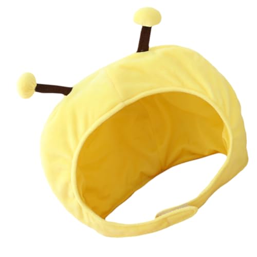Toyvian 1Stück Lustiger Honigbienen Hut aus Plüsch für Kostümpartys Karneval und Bühnenauftritte Warm und Bequem Gelb Fotorequisite von Toyvian