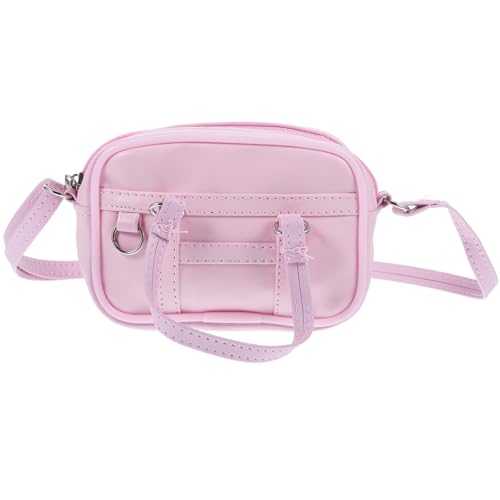 Toyvian Kleiner Puppenhandtasche für 18 Zoll Puppen Puppenhaus Zubehör Süße Kleiner Umhängetasche für Mädchen Puppen Geldbörse Dekorative Handtasche von Toyvian