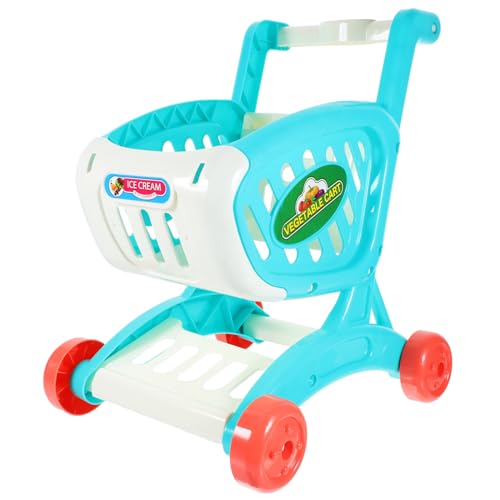 Toyvian 1Stück Mini Supermarktwagen Für Simulierter Einkaufswagen Robustes Design Aus Fördert Kreatives Rollenspiel Für Jungen von Toyvian