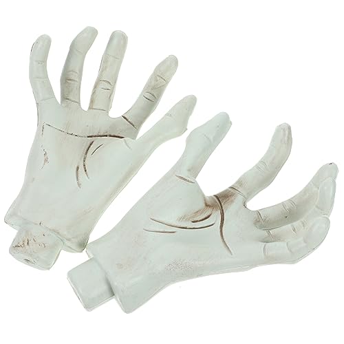 Toyvian 1paar Halloween Hände Deko Für Gruselige Feiern Und Kostüme Für Halloween-Partys Und Spukhaus-Dekorationen von Toyvian