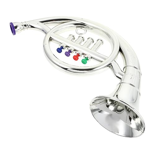 Toyvian 1stk Horn-Modell Tuba- Schuhlöffel Waldhorn Kid -trompete Instrument Hörner Spielzeughupe Hornspielzeug Musikspielzeug Trompetenkinder Musikhorn Silver Überzug Toyvian 1stk Horn-Modell Tuba- Schuhlöffel Waldhorn Kid -trompete Instrument Hörner Spielzeughupe Hornspielzeug Musikspielzeug Trompetenkinder Musikhorn Silver Überzug von Toyvian