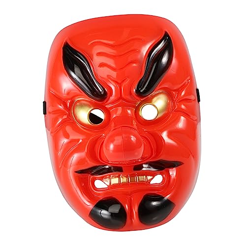 Toyvian Japanischer Tengu Halloween Voller Erwachsener Rot Gruselig Verkleidung Gruselig Für Karnevalsparty von Toyvian