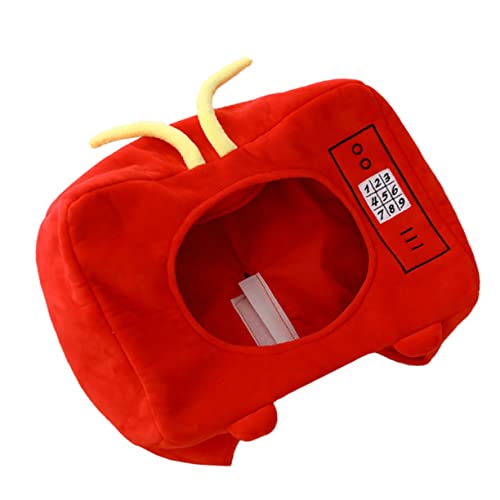 Toyvian 1stk Tv Kopf Abdeckung Kinderkostüme Neuheit Kopfschmuck Lustiger Kostümhut Partykostüm Hut Party-kopfbedeckung Hut Zubehör Karnevalsparty Kopfschmuck Plüsch Rot Toyvian 1stk Tv Kopf Abdeckung Kinderkostüme Neuheit Kopfschmuck Lustiger Kostümhut Partykostüm Hut Party-kopfbedeckung Hut Zubehör Karnevalsparty Kopfschmuck Plüsch Rot von Toyvian