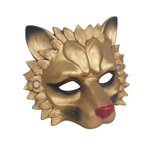 Toyvian 1stück Löwenmaske Aus Pu Für Halloween Cosplay Und Tanzpartys Realistische Goldene Maske Für Maskerade Festival Und Kostümparty Atmungsaktiv Und Langlebig Toyvian 1stück Löwenmaske Aus Pu Für Halloween Cosplay Und Tanzpartys Realistische Goldene Maske Für Maskerade Festival Und Kostümparty Atmungsaktiv Und Langlebig von Toyvian
