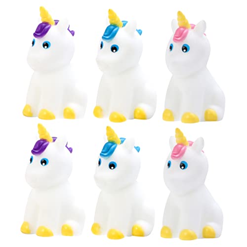 Toyvian 2 Bades Pielzeug Set Einhorn-duschspielzeug Duschspielzeug Nehmen Einhorn Duschen Badespielzeug in Form Eines Einhorns PVC von Toyvian