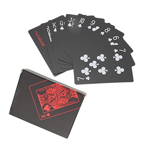Toyvian wasserdichte Pokerkarten Aus Robuste Spielkarten Für Zuhause Reisen Und Feste Für Kartenspiele Und Unterhaltung Mit Freunden von Toyvian
