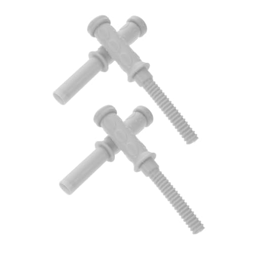 Toyvian 2 Paar Schaukelpferdgriff Pferde schaukeln Schaukelpferd für Kleinkinder DIY - Babywippe Pferdeschaukel Schaukelspielzeug für Babys Kleinkinderwippe Plastik Grey von Toyvian