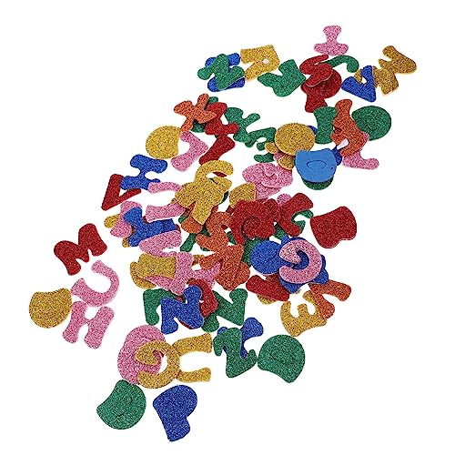 Toyvian Set Mit 2 Bunten Buchstabenaufklebern Aus Schaumstoff Lustig Und Für Die Schule Und Projekte Von Kindern von Toyvian