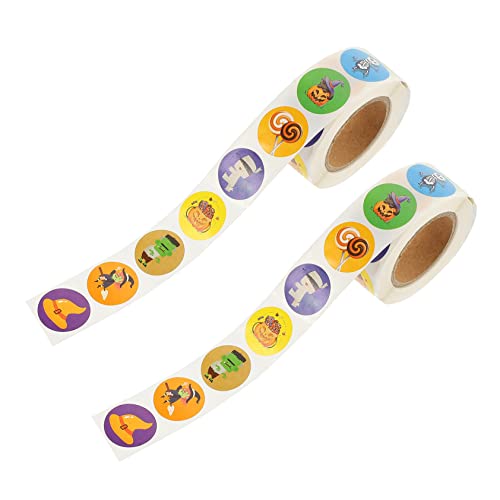 Toyvian 2 Rollen Halloween-Aufkleber Geschenkaufkleber Für Den Haushalt Multifunktions-geschenkaufkleber Halloween-geschenksiegeletiketten Taschenaufkleber Halloween-Cartoon-Aufkleber Toyvian 2 Rollen Halloween-Aufkleber Geschenkaufkleber Für Den Haushalt Multifunktions-geschenkaufkleber Halloween-geschenksiegeletiketten Taschenaufkleber Halloween-Cartoon-Aufkleber von Toyvian