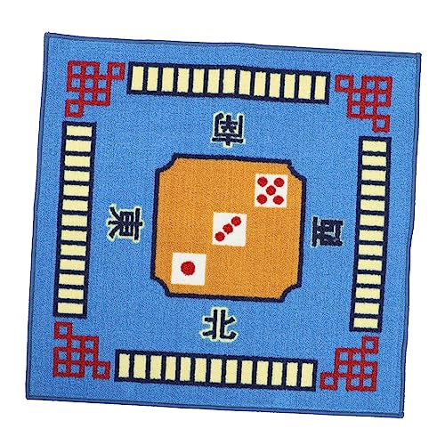 Toyvian 2 STK Mahjong-Tischdecke universelles Kartenspielkissen Dominokarten Tischplatten Matte Tischdecken Spielmatte Paigow-Matten Brettspiele rutschfeste Matte Quadrat von Toyvian