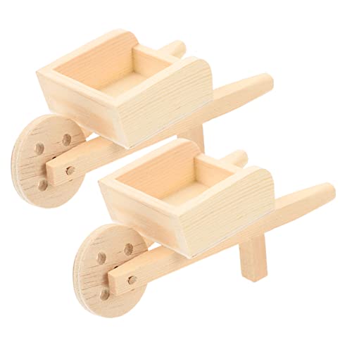 Toyvian 2 STK Mini-Wagen Zubehör Rad Bausätze Puppe Mini- Matschig Figuren Miniaturen Waggons Zauberer Lenkrollen Bausatz Modelle Von Minikarrenkarren Mini-schubkarren Holz Toyvian 2 STK Mini-Wagen Zubehör Rad Bausätze Puppe Mini- Matschig Figuren Miniaturen Waggons Zauberer Lenkrollen Bausatz Modelle Von Minikarrenkarren Mini-schubkarren Holz von Toyvian