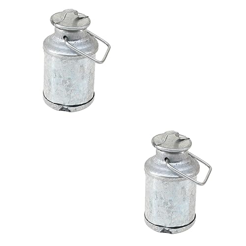 Toyvian Spielzeughaus 2 STK Mini-Küchenzubehör Zubehör für Wasserflaschen Miniatur Lieferungen e Mini-Möbelszenen-Accessoire Farm Milchkännchen Modell Puppenhaus Milchkanne Spielzeug Toyvian Spielzeughaus 2 STK Mini-Küchenzubehör Zubehör für Wasserflaschen Miniatur Lieferungen e Mini-Möbelszenen-Accessoire Farm Milchkännchen Modell Puppenhaus Milchkanne Spielzeug von Toyvian