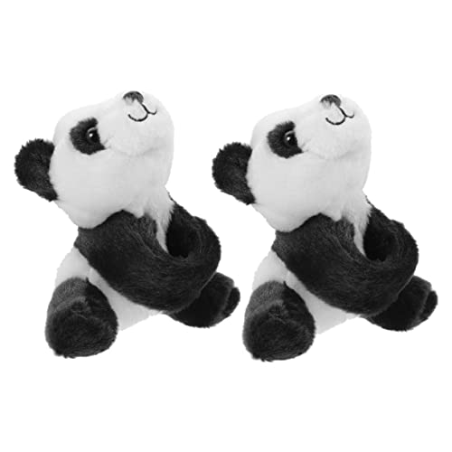 Toyvian 2 STK Plüsch Bang Armband Panda-plüsch-Slap-armbänder Armbänder Schlagarmbänder Mit Dschungelmotiven Cartoon-Tier-Slap-Bands Kinderspielzeug Pp Baumwolle Toyvian 2 STK Plüsch Bang Armband Panda-plüsch-Slap-armbänder Armbänder Schlagarmbänder Mit Dschungelmotiven Cartoon-Tier-Slap-Bands Kinderspielzeug Pp Baumwolle von Toyvian