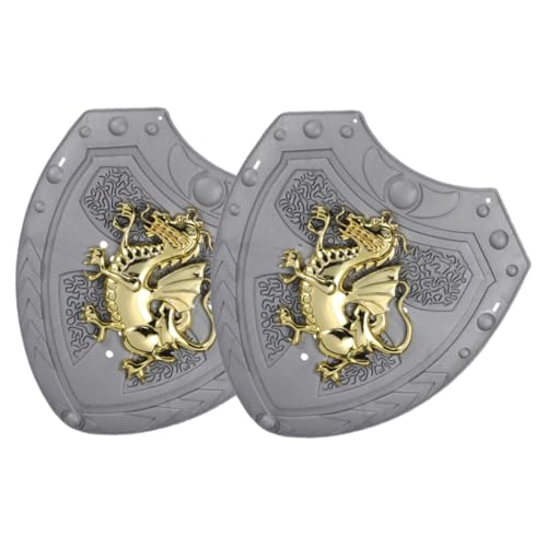 Toyvian 2 STK Schildspielzeug Für Krieger-kostümschild Schild Der Drachenritter Schild Mittelalterliche Schildrüstung Ritter-Krieger-Schild Kostümzubehör Für Abs Toyvian 2 STK Schildspielzeug Für Krieger-kostümschild Schild Der Drachenritter Schild Mittelalterliche Schildrüstung Ritter-Krieger-Schild Kostümzubehör Für Abs von Toyvian