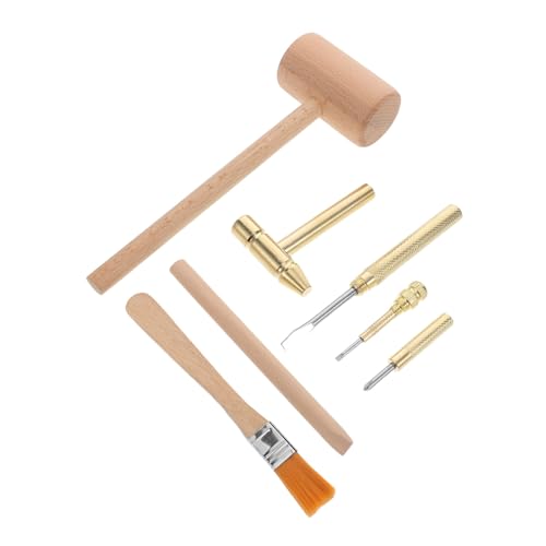 Toyvian 2 Sätze Archäologische Ausgrabungswerkzeuge mit Mini Hammer Pinsel Meißel Lernspielzeug für Stem Bildung Spaß Beim von Mineralien und Edelsteinen von Toyvian
