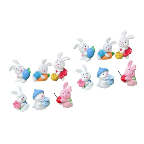 Toyvian 2 Sätze Bunny Tortendeko Teiliges Kaninchen Figuren Hochwertigem Harz Für Kuchendekorationen Osterfeiern Kindergeburtstage Und Themenpartys 6 Stück * 2 Toyvian 2 Sätze Bunny Tortendeko Teiliges Kaninchen Figuren Hochwertigem Harz Für Kuchendekorationen Osterfeiern Kindergeburtstage Und Themenpartys 6 Stück * 2 von Toyvian