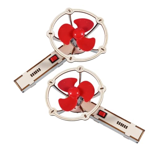 Toyvian 2 Sätze DIY Elektrischer Handventilator Bausatz Tragbares Experimentierspielzeug Manuell Zusammenbaubar Fördert Praktische Fähigkeiten und Windenergie Verständnis Interaktives Toyvian 2 Sätze DIY Elektrischer Handventilator Bausatz Tragbares Experimentierspielzeug Manuell Zusammenbaubar Fördert Praktische Fähigkeiten und Windenergie Verständnis Interaktives von Toyvian