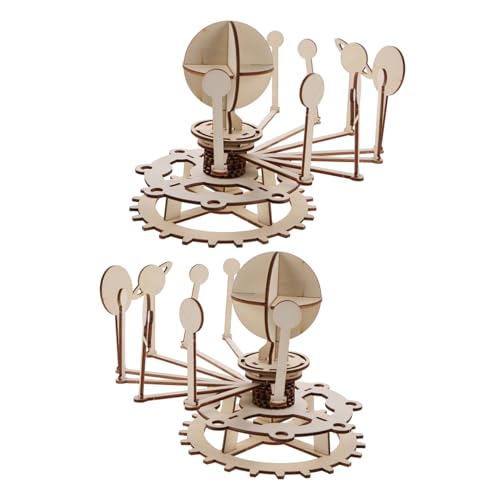 Toyvian 2 Sätze DIY Solar System Modell Bausatz aus Holz Planeten Puzzle Stem Wissenschaftsspielzeug für Lernhilfe für Zuhause Schule und Homeschooling Dekoratives Bildungsset Toyvian 2 Sätze DIY Solar System Modell Bausatz aus Holz Planeten Puzzle Stem Wissenschaftsspielzeug für Lernhilfe für Zuhause Schule und Homeschooling Dekoratives Bildungsset von Toyvian