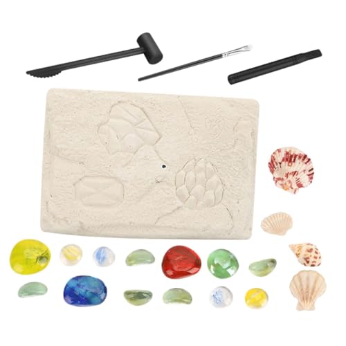 Toyvian 2 Sätze Edelstein Ausgrabungsset für Teiliges DIY mit Realistischen Simulation Edelsteinen für Jungen und Fördert Kreatives und Lernen von Toyvian