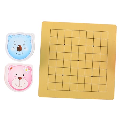 Toyvian 2 Sätze Go Spiel mit Doppeltem Holzbrett und Plastiksteinen Tragbares Weiqi Schachspiel mit Cartoon Bär Lernspiel für Anfänger Fördert und Familienzeit Toyvian 2 Sätze Go Spiel mit Doppeltem Holzbrett und Plastiksteinen Tragbares Weiqi Schachspiel mit Cartoon Bär Lernspiel für Anfänger Fördert und Familienzeit von Toyvian