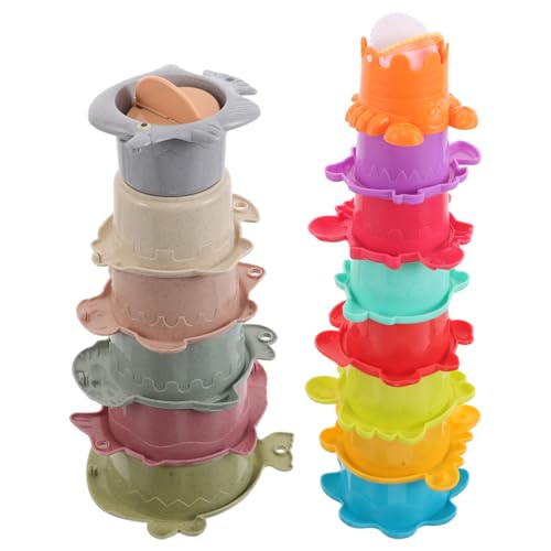 Toyvian 2 Sätze Kinderspielzeug für Kleinkinder Fördert Hand Augen Koordination und Kognitive Entwicklung für Badewanne und Strandspiele von Toyvian