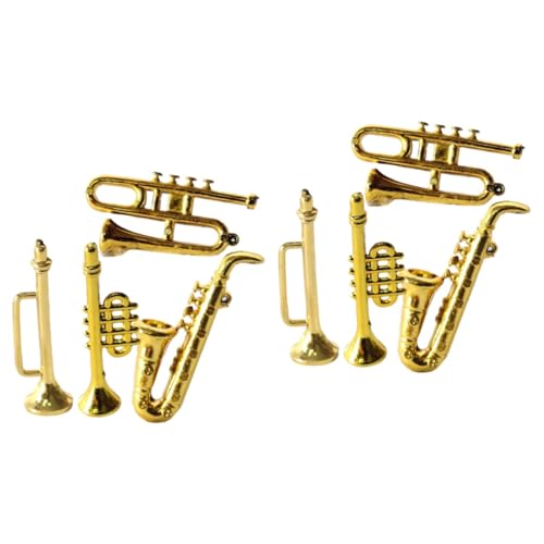 Toyvian 2 Sätze Mini-Saxophon Wohnraumdeko Miniatures Miniaturmodelle Winzig Puppenhaus Zarte Mini-hausdekoration Dekoratives Mini-Instrument Plastik Golden 4 Stücke * 2 Toyvian 2 Sätze Mini-Saxophon Wohnraumdeko Miniatures Miniaturmodelle Winzig Puppenhaus Zarte Mini-hausdekoration Dekoratives Mini-Instrument Plastik Golden 4 Stücke * 2 von Toyvian