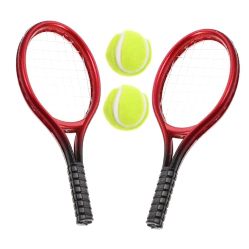 Toyvian 2sätze Miniatur Tennis Schläger Set Mit Teiliges Puppenhaus Zubehör Für Kreative Spiele Und Dekoration Für Sammler Und Sportliebhaber Aus Gefertigt Für Erwachsene Toyvian 2sätze Miniatur Tennis Schläger Set Mit Teiliges Puppenhaus Zubehör Für Kreative Spiele Und Dekoration Für Sammler Und Sportliebhaber Aus Gefertigt Für Erwachsene von Toyvian