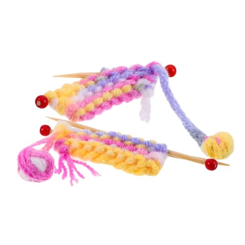 Toyvian Niedliches Mini-Strick-puppenhaus-dekorationsset Im Maßstab 112 Aus Wollgarn-Spielzeug Für Puppenhaus-basteldekor Toyvian Niedliches Mini-Strick-puppenhaus-dekorationsset Im Maßstab 112 Aus Wollgarn-Spielzeug Für Puppenhaus-basteldekor von Toyvian