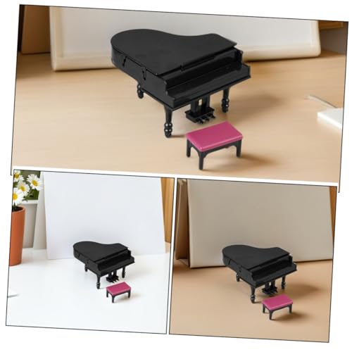 Toyvian 2 Sätze Miniatur Aufrecht Klavier Modell mit Hocker Set Detailgetreue Puppenhaus Dekoration Elegantes Musikinstrument Ornament für Büro und Zuhause für Musikliebhaber Toyvian 2 Sätze Miniatur Aufrecht Klavier Modell mit Hocker Set Detailgetreue Puppenhaus Dekoration Elegantes Musikinstrument Ornament für Büro und Zuhause für Musikliebhaber von Toyvian