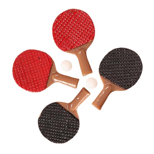 Toyvian 2sätze Mini Tischtennisschläger Set Für Puppenhäuser Teiliges Zubehör Mit Miniatur-bällen Für Kreative Spielstunden Und Familienaktivitäten Fördert Interaktion Und Toyvian 2sätze Mini Tischtennisschläger Set Für Puppenhäuser Teiliges Zubehör Mit Miniatur-bällen Für Kreative Spielstunden Und Familienaktivitäten Fördert Interaktion Und von Toyvian