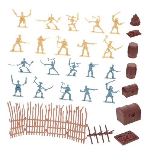 Toyvian 2 Sätze Piraten Soldaten Figuren aus Kunststoff Authentisches Piratenmodell mit Zubehörteilen Robustes Militärspielzeug für Jungen Partygeschenk und Kreatives Rollenspiel Toyvian 2 Sätze Piraten Soldaten Figuren aus Kunststoff Authentisches Piratenmodell mit Zubehörteilen Robustes Militärspielzeug für Jungen Partygeschenk und Kreatives Rollenspiel von Toyvian