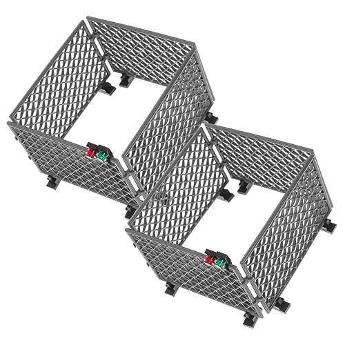 Toyvian 2 Sätze Schutzhäuser Themenspielzeug Tisch Szene Wildzaun Spielzeugzaun Sandkasten Spiele für Zaun Zaunspielzeug für Spielzeugzäune für Kinderspiele Abs Grau Toyvian 2 Sätze Schutzhäuser Themenspielzeug Tisch Szene Wildzaun Spielzeugzaun Sandkasten Spiele für Zaun Zaunspielzeug für Spielzeugzäune für Kinderspiele Abs Grau von Toyvian