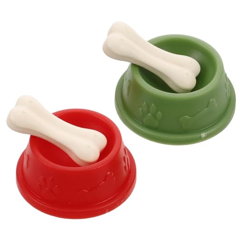 Toyvian 2 Sätze Simulierter Hundetopf Pet Bowl - Für Puppenhaus Schüssel Tiny Dollhouse Hundeteller Miniatur-hundeschale Winzige Figuren Hundehausspielzeug Plastik Toyvian 2 Sätze Simulierter Hundetopf Pet Bowl - Für Puppenhaus Schüssel Tiny Dollhouse Hundeteller Miniatur-hundeschale Winzige Figuren Hundehausspielzeug Plastik von Toyvian